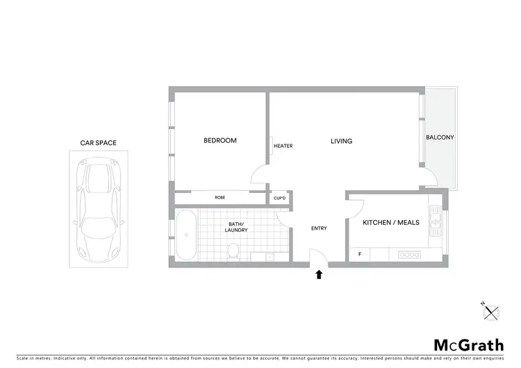 Floorplan of Homely apartment listing, 8/131 Brighton Road, Elwood VIC 3184