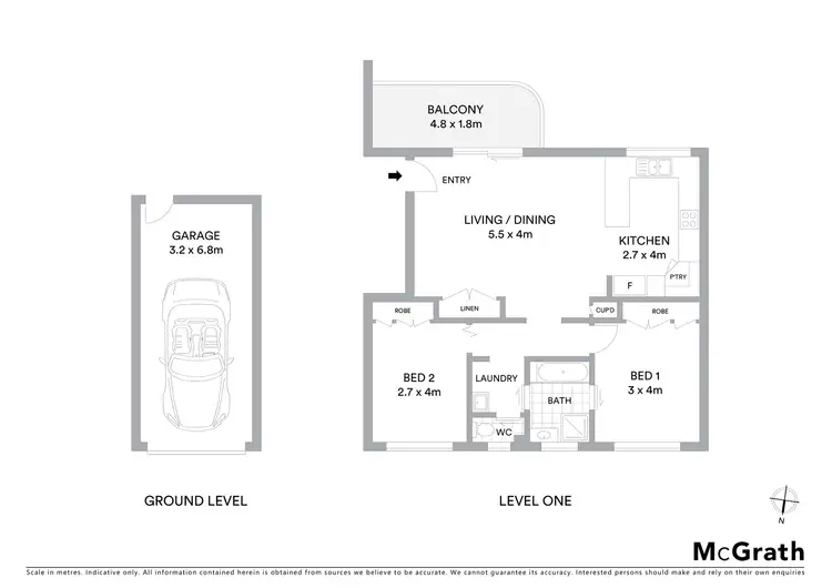 Floorplan of Homely apartment listing, 3/5 Seymour Street, Tweed Heads South NSW 2486