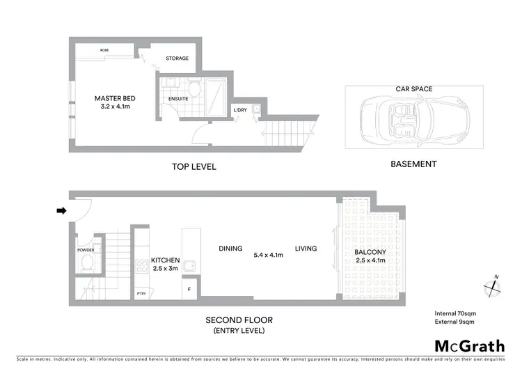 Floorplan of Homely apartment listing, 208/2 Palm Avenue, Breakfast Point NSW 2137