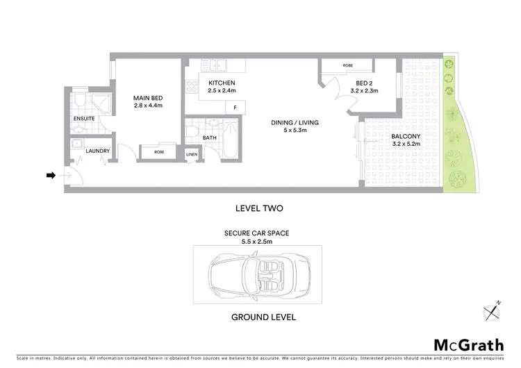 Floorplan of Homely apartment listing, 5/33 Railway Parade, Eastwood NSW 2122