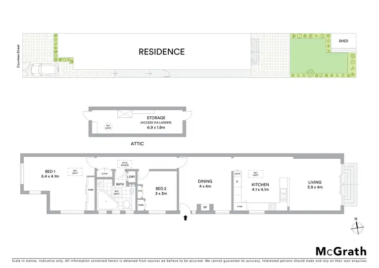 Floorplan of Homely house listing, 17 Countess Street, Mosman NSW 2088