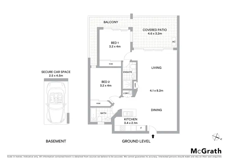 Floorplan of Homely apartment listing, 2/18 Mascar Street, Upper Mount Gravatt QLD 4122