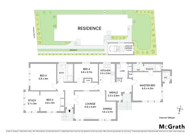Floorplan of Homely house listing, 3 Jordan Avenue, Beverly Hills NSW 2209