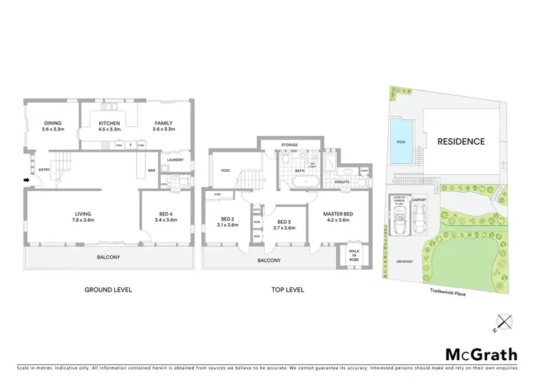 Floorplan of Homely house listing, 12 Tradewinds Place, Kareela NSW 2232