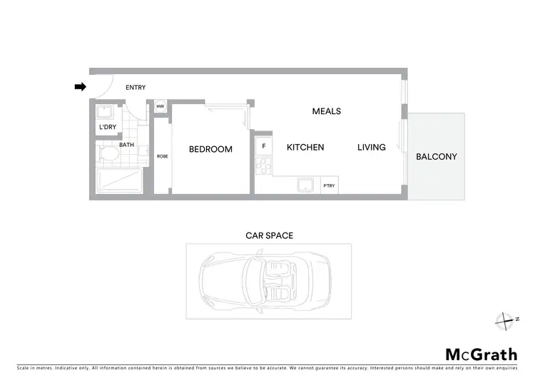 Floorplan of Homely apartment listing, 11/45 Hotham Street, St Kilda East VIC 3183
