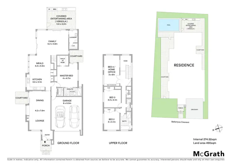 Floorplan of Homely house listing, 6 Ballantyne Crescent, Franklin ACT 2913