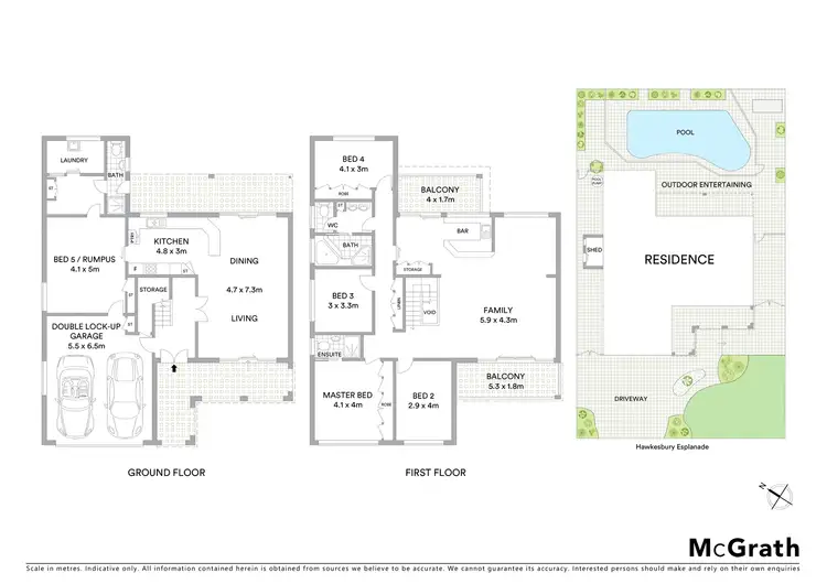 Floorplan of Homely house listing, 6 Hawkesbury Esplanade, Sylvania Waters NSW 2224