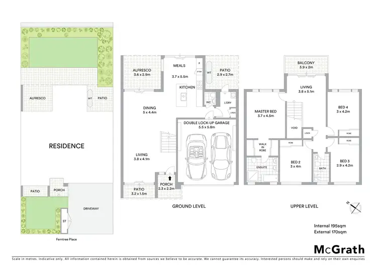 Floorplan of Homely townhouse listing, 12 Ferntree Place, Epping NSW 2121