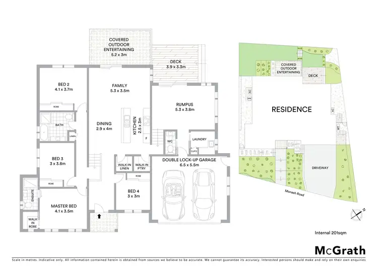 Floorplan of Homely house listing, 64 Monash Road, Menai NSW 2234