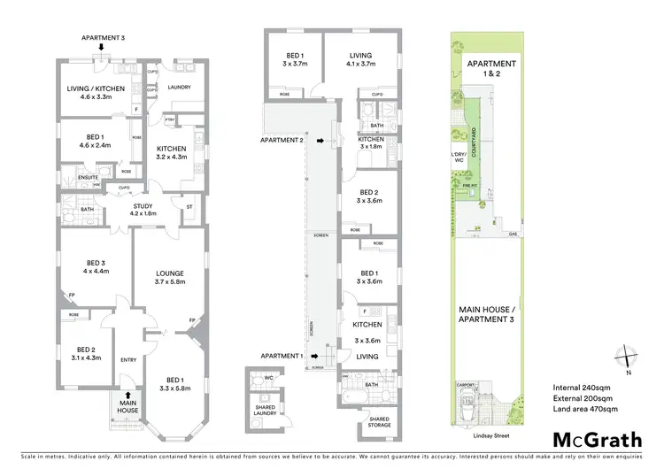Floorplan of Homely block of units listing, 83 Lindsay Street, Hamilton NSW 2303