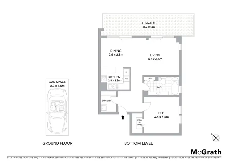 Floorplan of Homely apartment listing, 14/31 Belmont Avenue, Wollstonecraft NSW 2065
