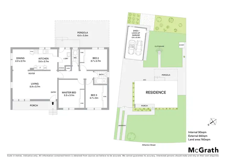 Floorplan of Homely house listing, 66 Atherton Street, Downer ACT 2602