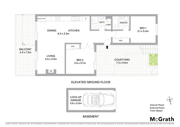Floorplan of Homely apartment listing, 3/146 Darling Street, Balmain NSW 2041