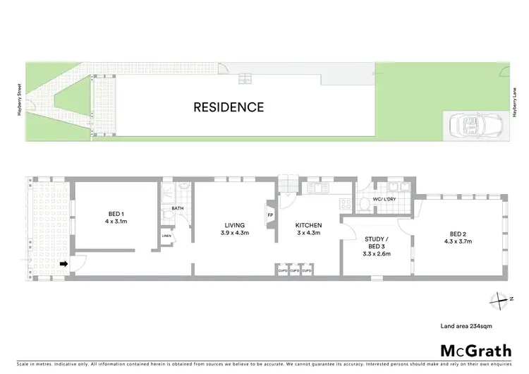 Floorplan of Homely house listing, 84 Hayberry Street, Crows Nest NSW 2065