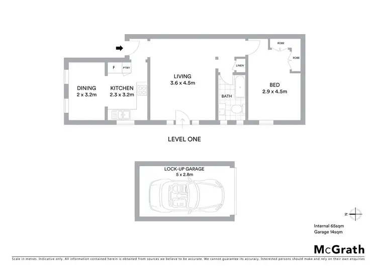Floorplan of Homely apartment listing, 5/1 Stark Street, Coogee NSW 2034