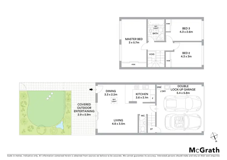 Floorplan of Homely townhouse listing, 3/237 Macpherson Street, Warriewood NSW 2102