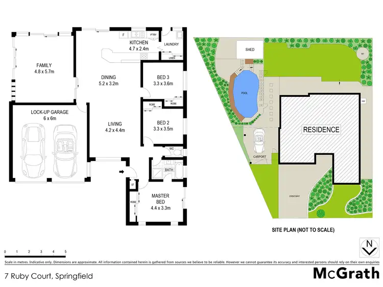 Floorplan of Homely house listing, 7 Ruby Court, Springfield QLD 4300