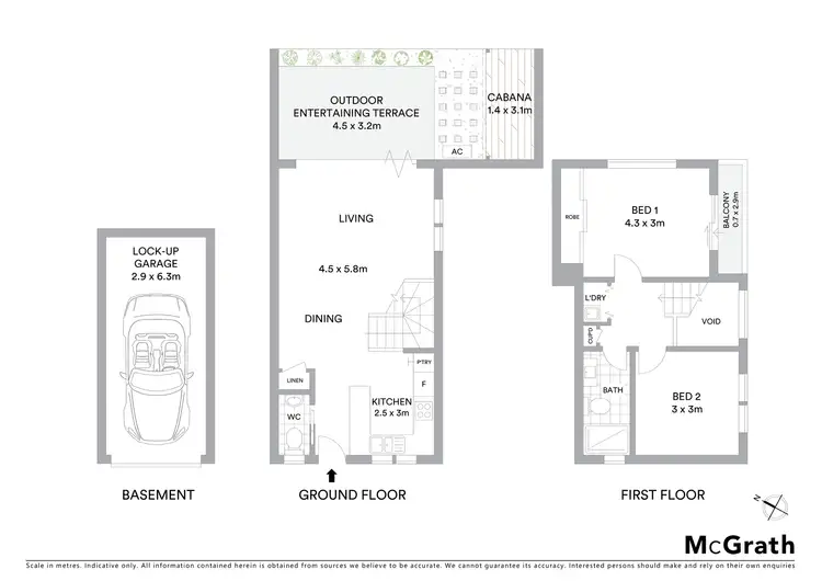 Floorplan of Homely townhouse listing, 1/4 Portland Crescent, Maroubra NSW 2035