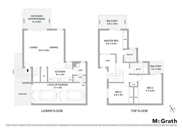 Floorplan of Homely townhouse listing, 1/19-27 Baringa Street, Morningside QLD 4170