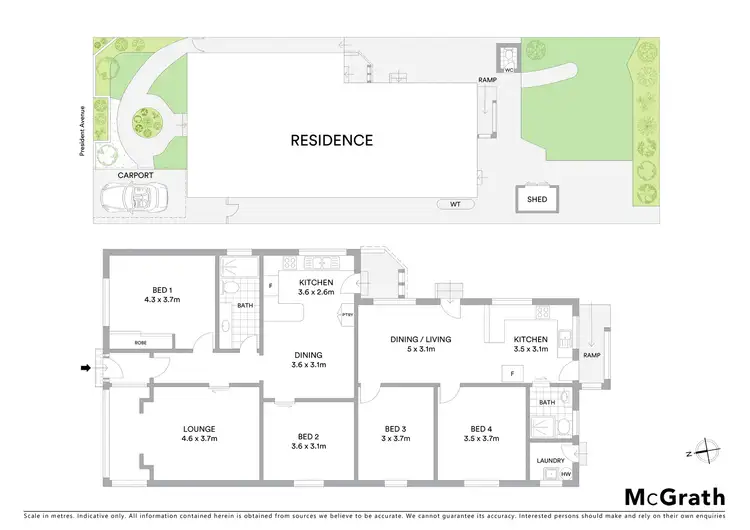 Floorplan of Homely house listing, 139 President Avenue, Monterey NSW 2217