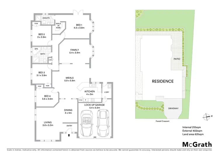 Floorplan of Homely house listing, 18 Foxtail Crescent, Woongarrah NSW 2259