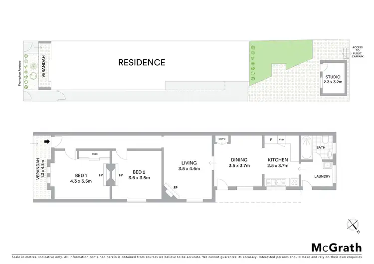 Floorplan of Homely house listing, 17 Frampton Avenue, Marrickville NSW 2204