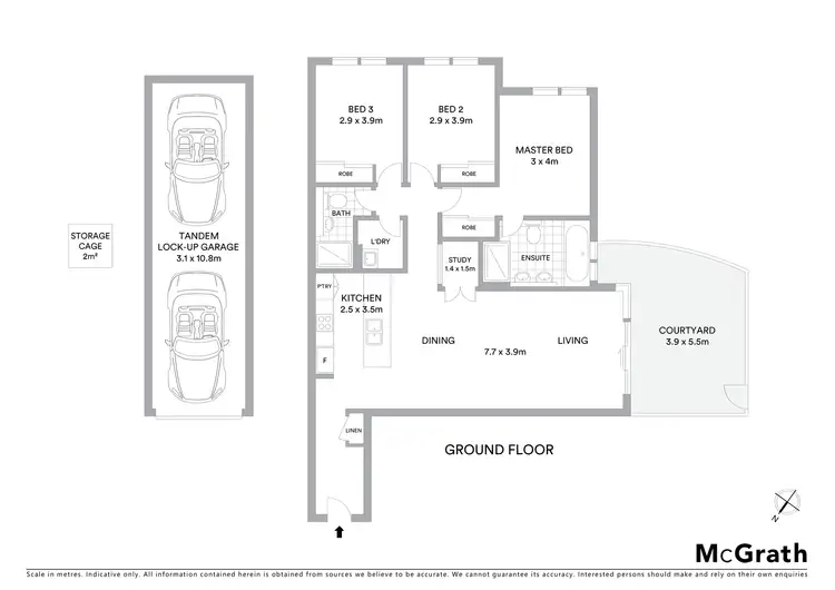 Floorplan of Homely unit listing, 6/1 Ferntree Place, Epping NSW 2121