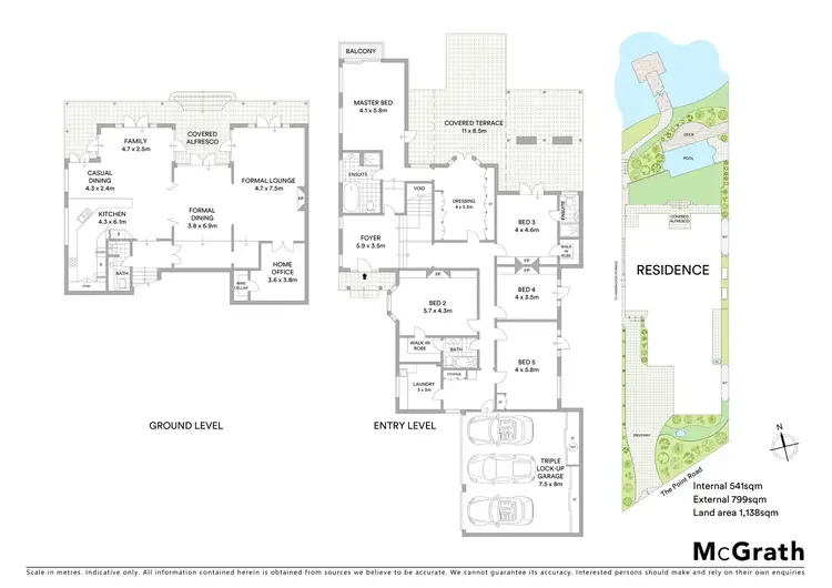 Floorplan of Homely house listing, 18 The Point Road, Hunters Hill NSW 2110