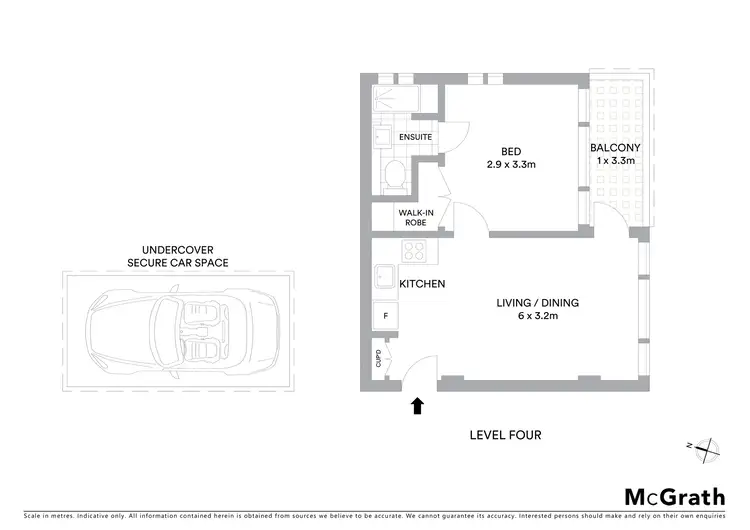 Floorplan of Homely unit listing, 43/143 Kurraba Road, Neutral Bay NSW 2089
