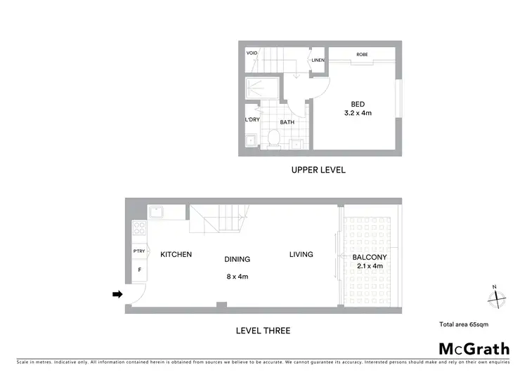 Floorplan of Homely apartment listing, 301D/797 Botany Road, Rosebery NSW 2018