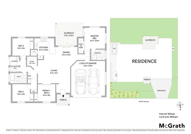 Floorplan of Homely house listing, 13 Ovals Terrace, Springfield Lakes QLD 4300