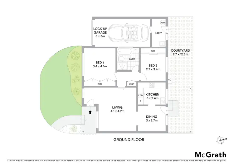 Floorplan of Homely villa listing, 7/25 Alfred Street, Ramsgate Beach NSW 2217