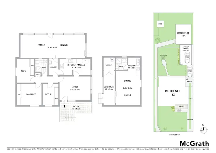 Floorplan of Homely house listing, 33 Collins Street, Seven Hills NSW 2147