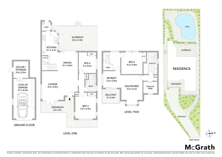 Floorplan of Homely house listing, 332 West Street, Naremburn NSW 2065