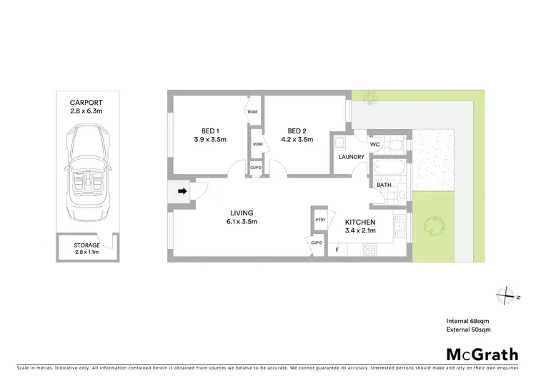 Floorplan of Homely unit listing, 3/8 Woodside Avenue, Ringwood VIC 3134
