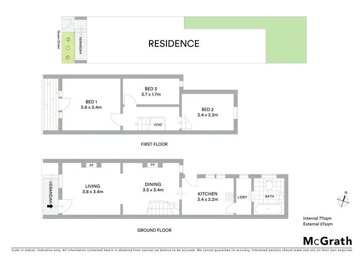 Floorplan of Homely house listing, 48 Queen Street, Newtown NSW 2042