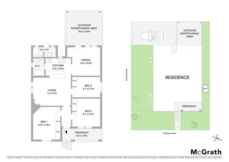 Floorplan of Homely house listing, 89 Trafalgar Street, Belmore NSW 2192