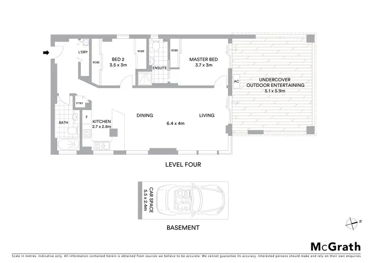 Floorplan of Homely apartment listing, 14/13 Bryant Street, Rockdale NSW 2216