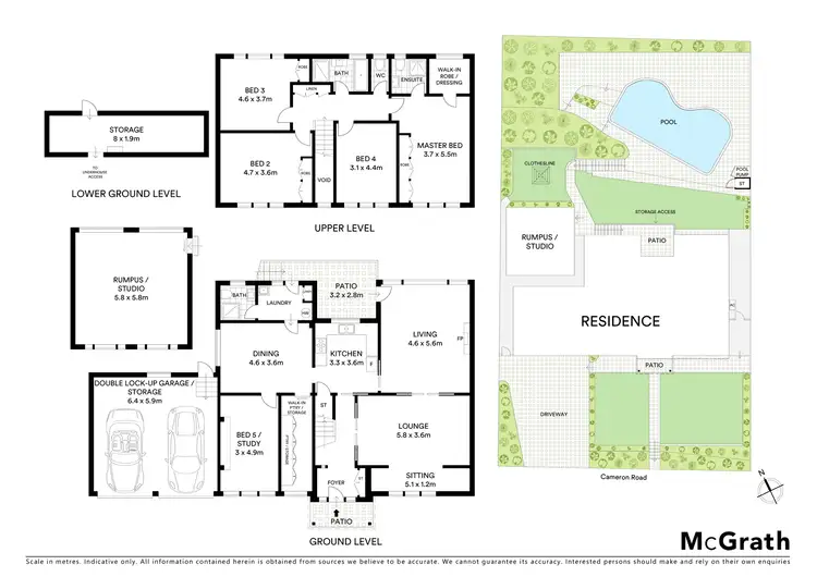 Floorplan of Homely house listing, 15 Cameron Road, Pymble NSW 2073