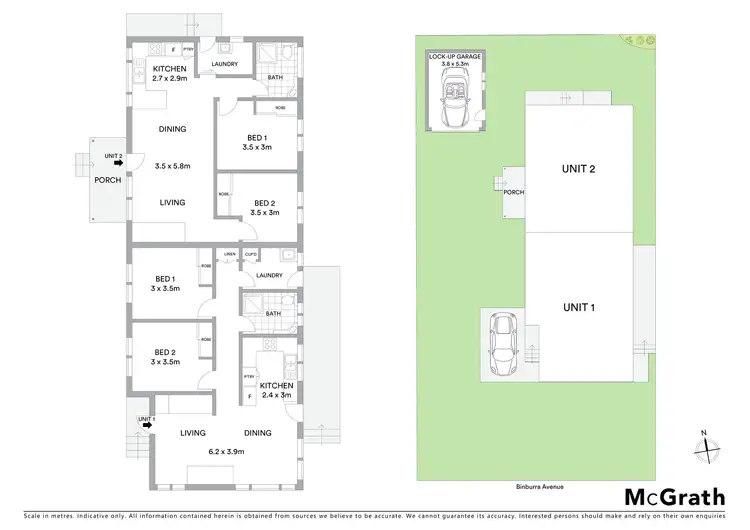 Floorplan of Homely semi-detached listing, 20 Binburra Avenue, Toowoon Bay NSW 2261