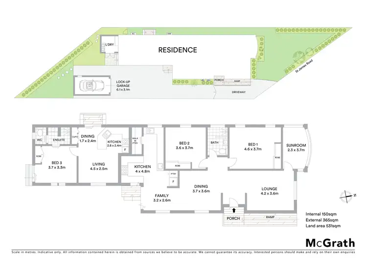 Floorplan of Homely house listing, 115 St James Road, New Lambton NSW 2305