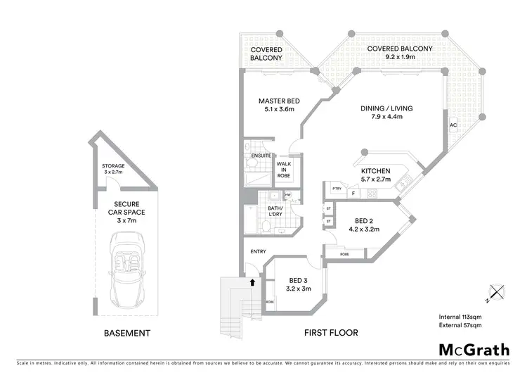 Floorplan of Homely apartment listing, 3/2 Selene Street, Sunrise Beach QLD 4567
