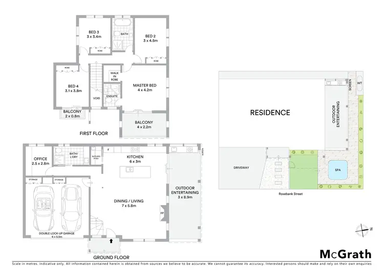 Floorplan of Homely house listing, 1B Rosebank Street, Panania NSW 2213