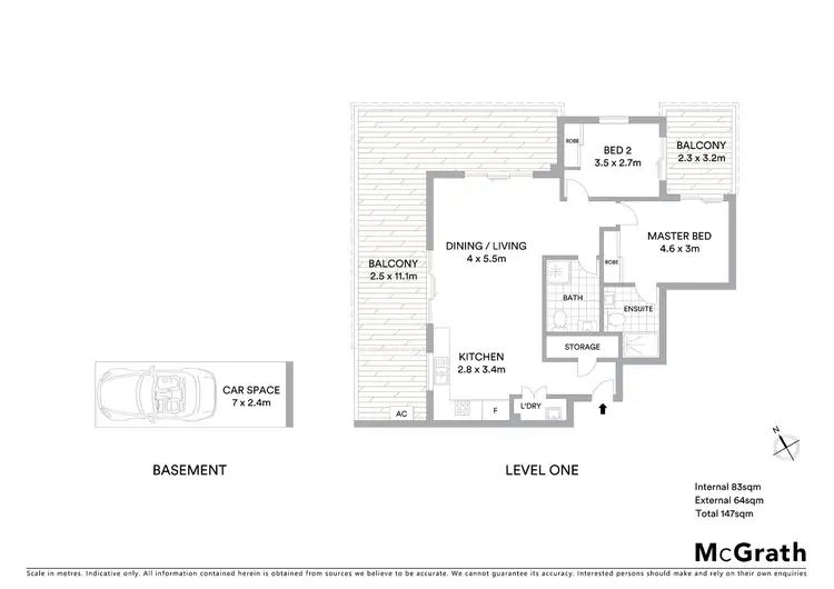 Floorplan of Homely apartment listing, 6/2 Dillon Street, Ramsgate NSW 2217