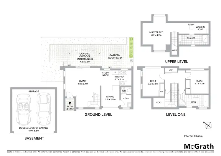 Floorplan of Homely townhouse listing, 5/18 Isabella Street, North Parramatta NSW 2151