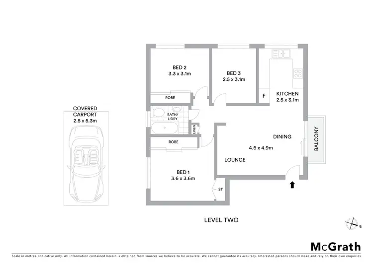 Floorplan of Homely apartment listing, 5/13 Flack Avenue, Hillsdale NSW 2036