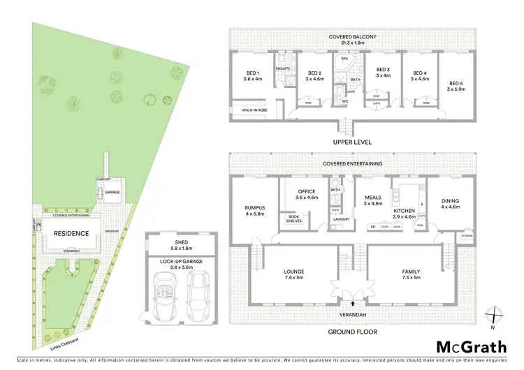 Floorplan of Homely house listing, 12 Links Crescent, Port Macquarie NSW 2444