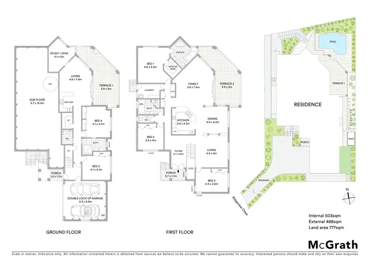 Floorplan of Homely house listing, 14 Ridgeview Close, Terrigal NSW 2260