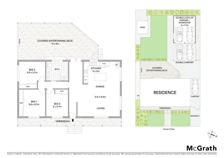 Floorplan of Homely house listing, 7 Hunter Close, Lochinvar NSW 2321