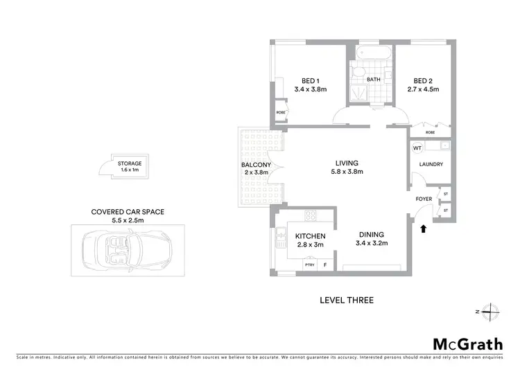Floorplan of Homely apartment listing, 41/299 Burns Bay Road, Lane Cove NSW 2066